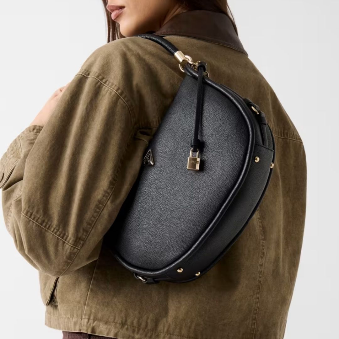 GUESS DANYA Black Shoulder Bag