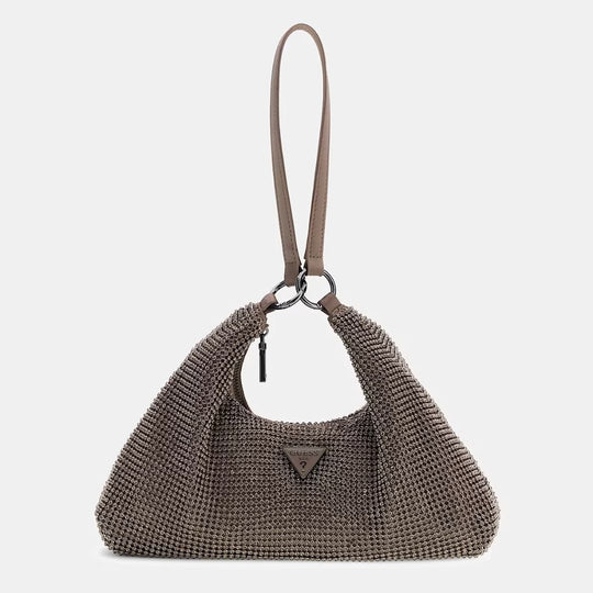 GUESS JEWELS Gold Wristlet Shoulder Bag