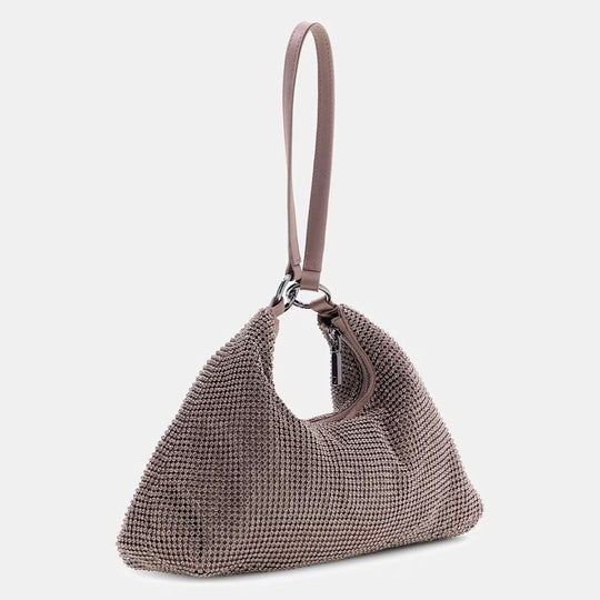 GUESS JEWELS Gold Wristlet Shoulder Bag