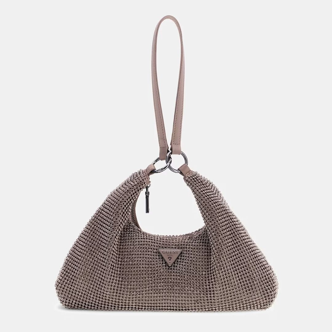 GUESS JEWELS Gold Wristlet Shoulder Bag