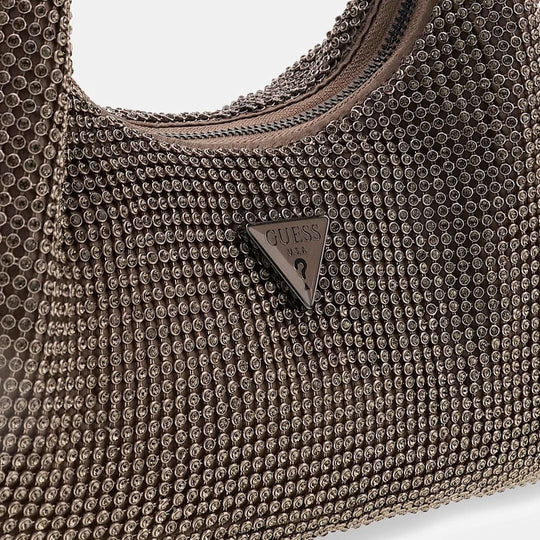 GUESS JEWELS Gold Wristlet Shoulder Bag