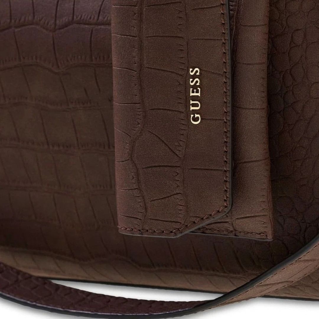 GUESS LORELLA Large Brown Crossbody