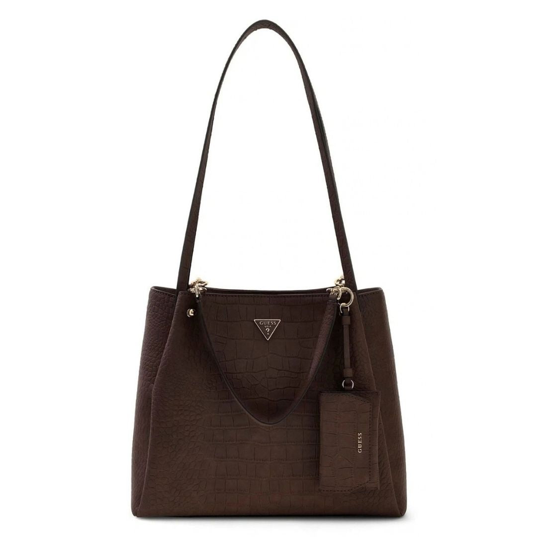 GUESS LORELLA Large Brown Crossbody