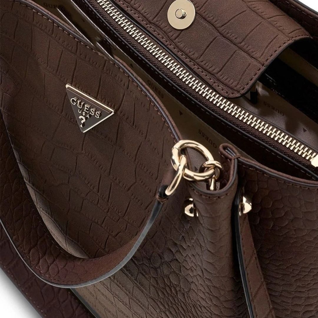 GUESS LORELLA Large Brown Crossbody