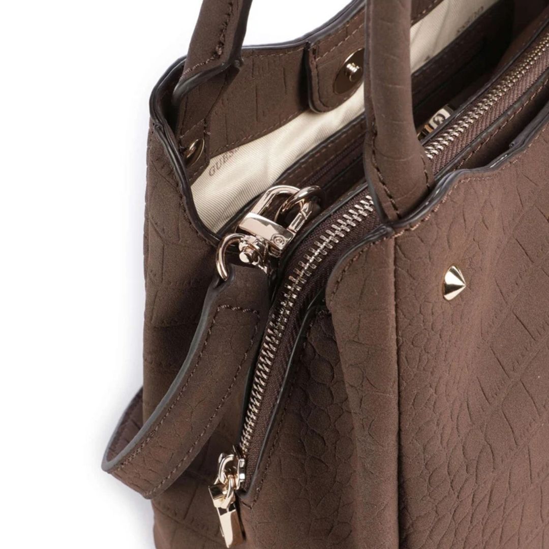 GUESS LORELLA Small Brown Crossbody