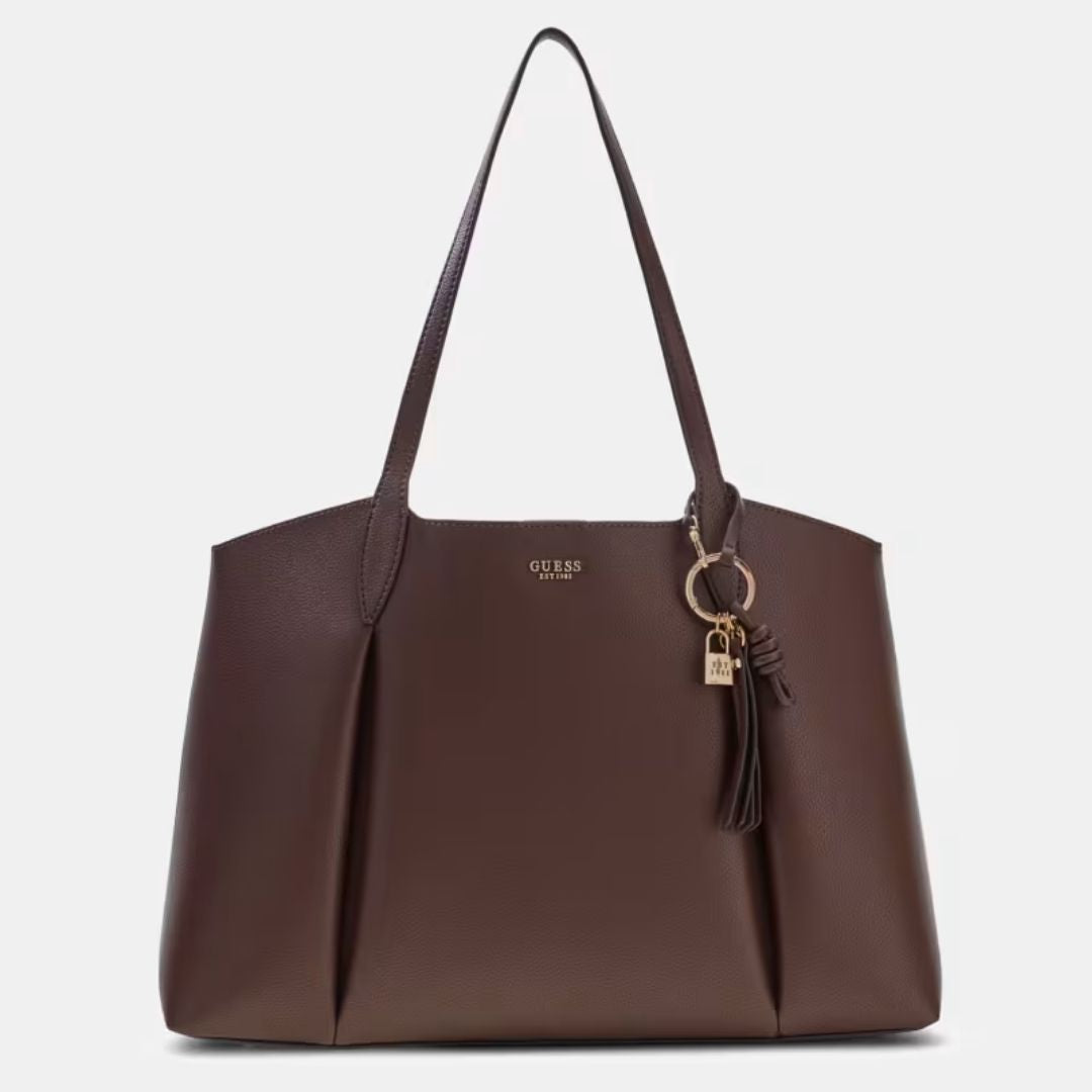 GUESS MELODY Brown Large Crossbody