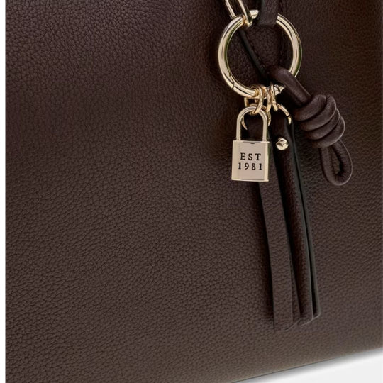 GUESS MELODY Brown Large Crossbody