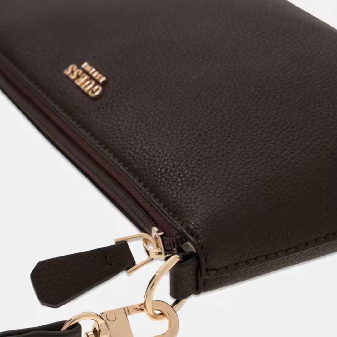GUESS MELODY Brown Medium Crossbody
