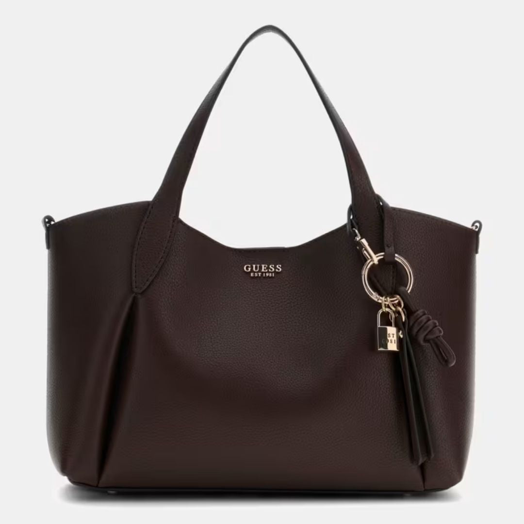 GUESS MELODY Brown Medium Crossbody