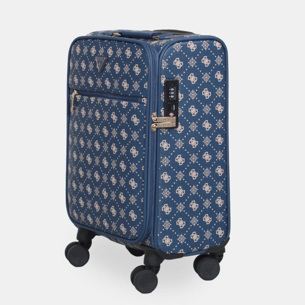 GUESS SILIA Navy Logo Suitcase