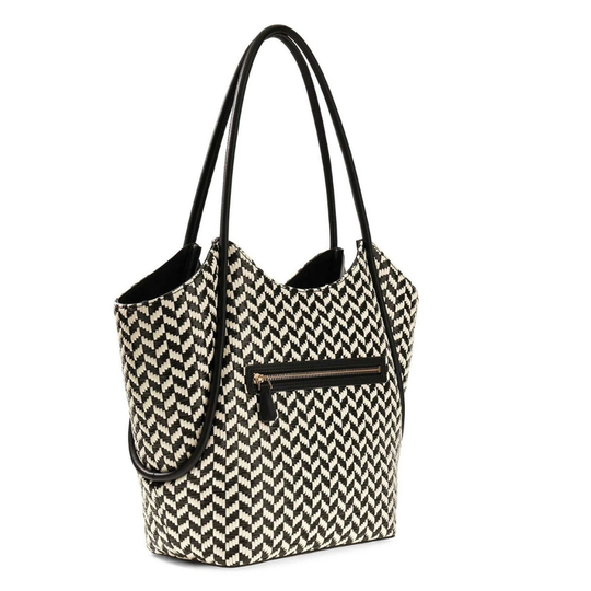 GUESS TESSI Black 2 in 1 Pochette Shopper