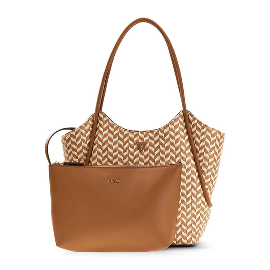 GUESS TESSI Cognac 2 in 1 Pochette Shopper