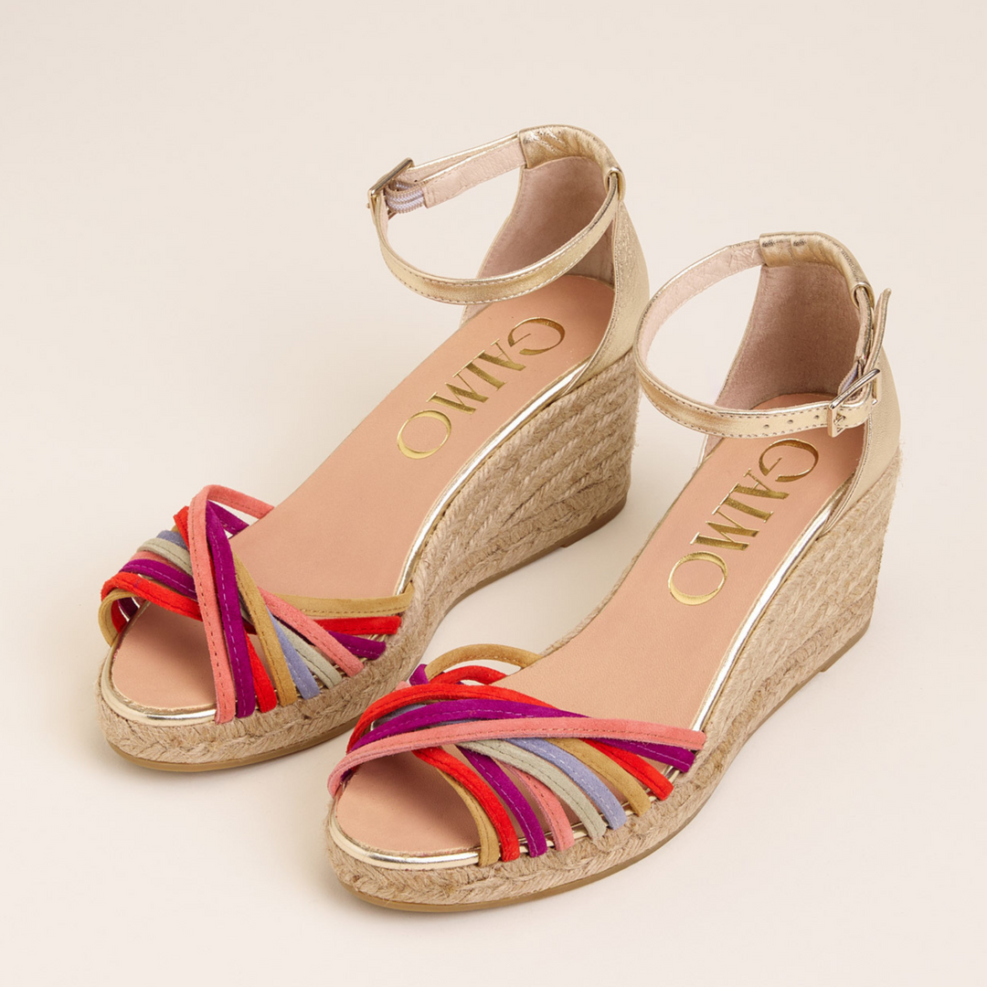 Gaimo KLOSSI Multicoloured Wedge Espadrille