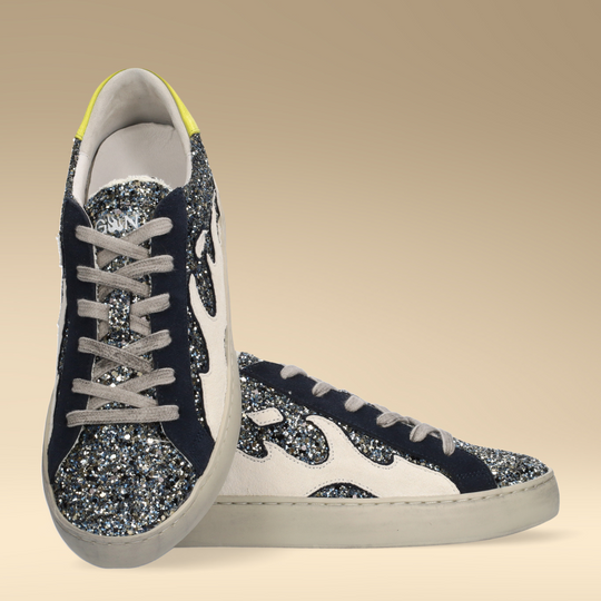 Gamin DOPAMINE Blue Sparkle Trainers