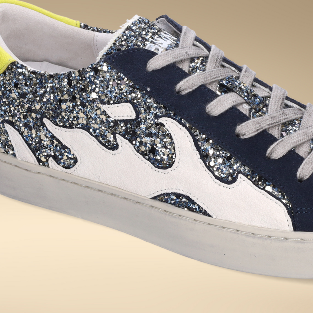 Gamin DOPAMINE Blue Sparkle Trainers