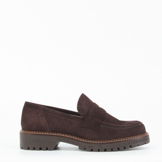 Gerry Mc Guire's ALIX Brown Suede Loafer