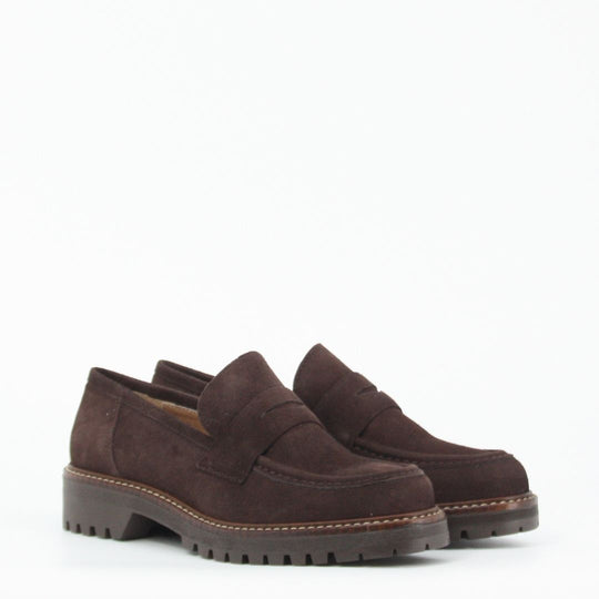 Gerry Mc Guire's ALIX Brown Suede Loafer