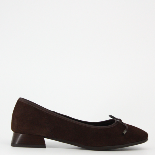 Gerry McGuire's CLAUDINE Brown Suede Pumps