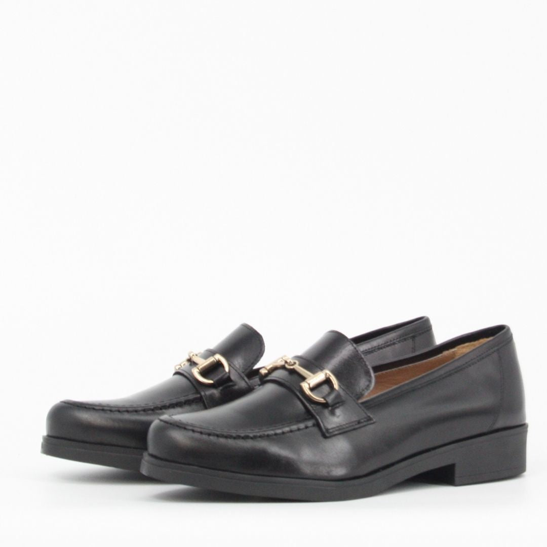 Gerry Mc Guire's COPI Black Leather Loafer