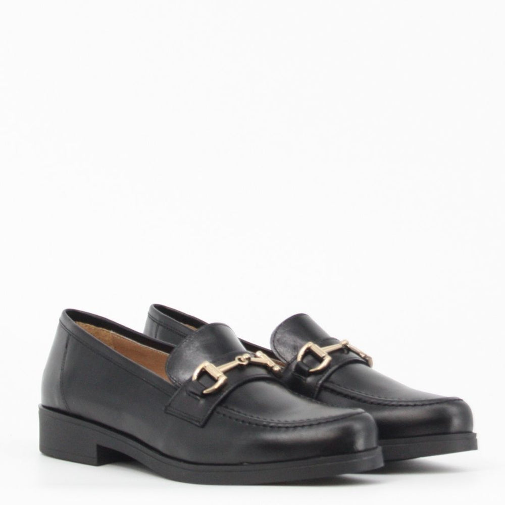 Gerry Mc Guire's COPI Black Leather Loafer