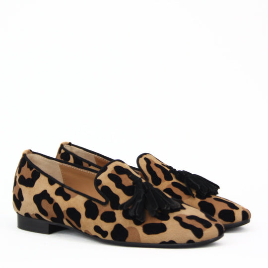 Gerry Mc Guire's DANTE Suede Leopard Print Pumps