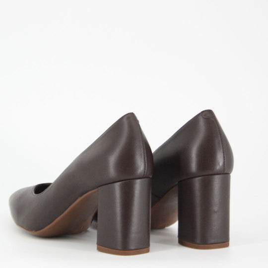 Gerry McGuire's FLORENCIA Leather Brown Heels
