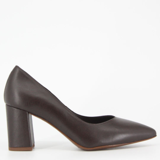 Gerry McGuire's FLORENCIA Leather Brown Heels