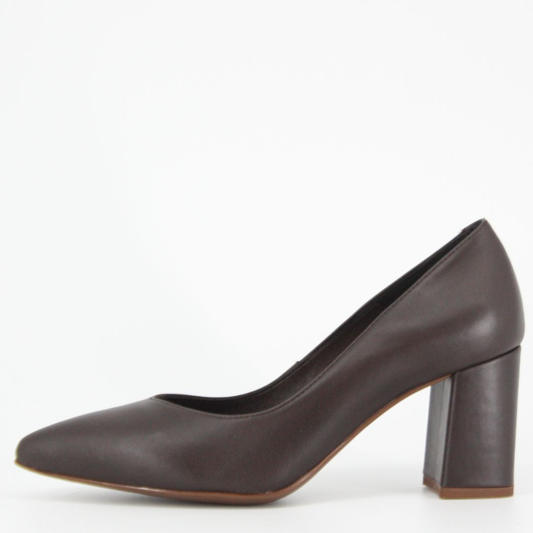 Gerry McGuire's FLORENCIA Leather Brown Heels
