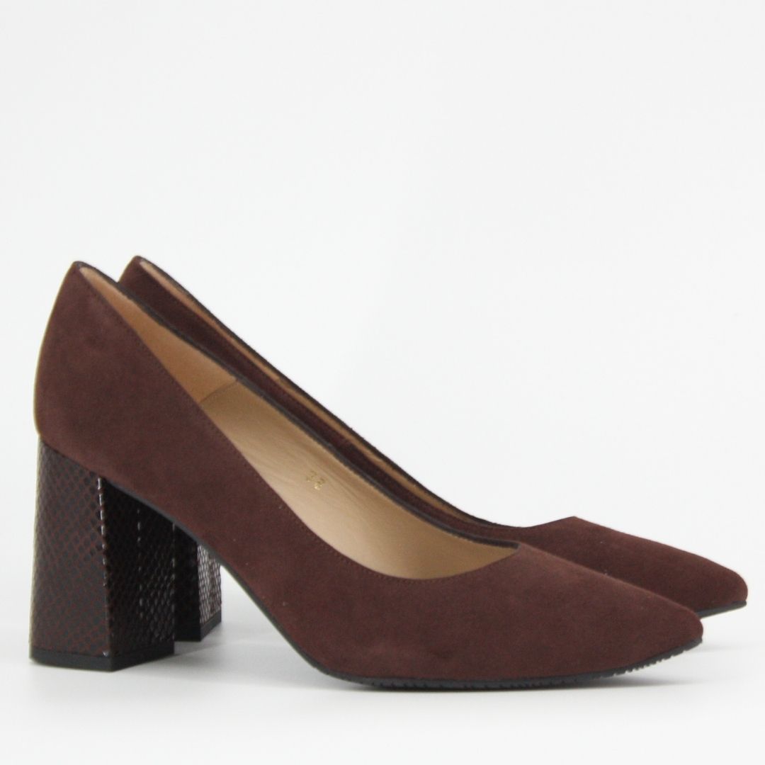 Gerry Mc Guire's MEDINA Suede Brown Court Shoes