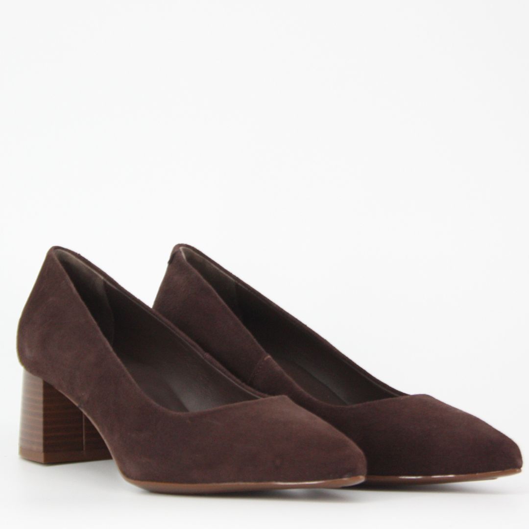 Gerry McGuire's ANTE Suede Brown Heels