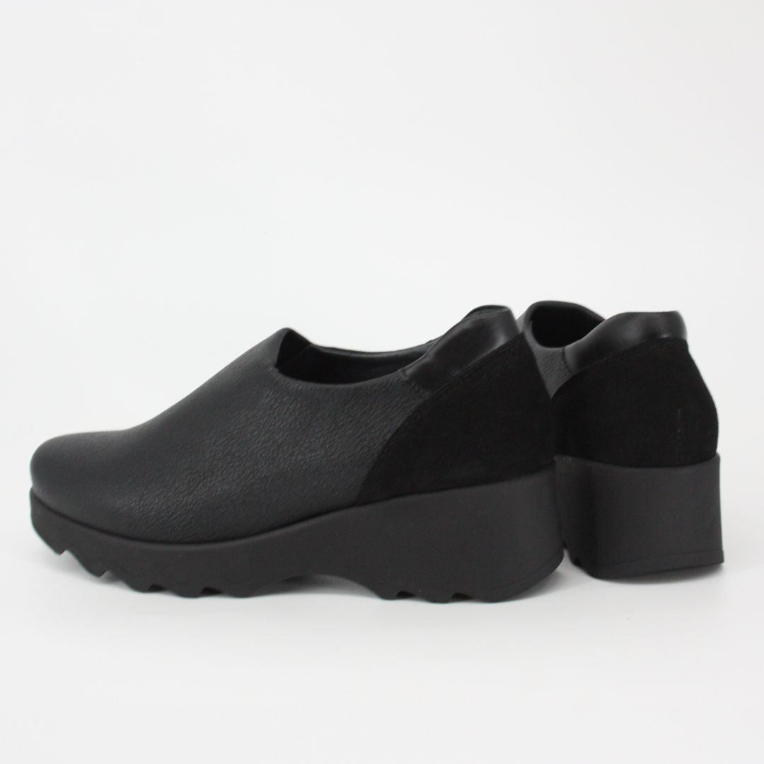 Gerry Mc Guires TERRY Chunky Black Wedge