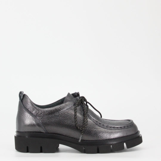 Gerry Mc Guires WALLABY Silver Chunky Loafer