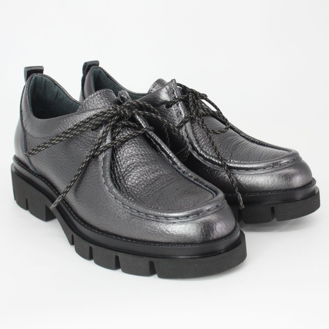Gerry Mc Guires WALLABY Silver Chunky Loafer