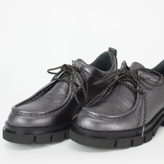 Gerry Mc Guires WALLABY Silver Chunky Loafer
