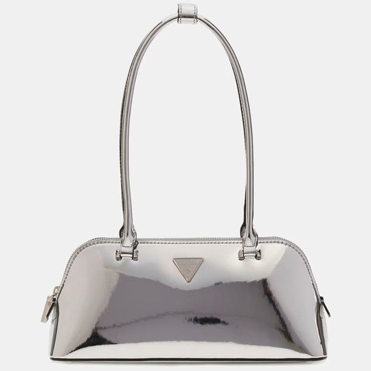 Guess ARNELA Silver Shoulder Bag