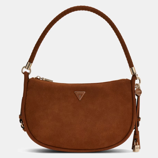 Guess DANYA Brown Suede Shoulderbag