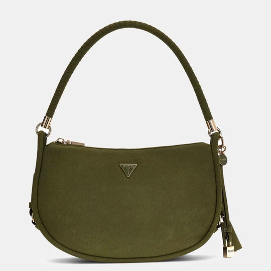 Guess DANYA Green Suede Shoulderbag
