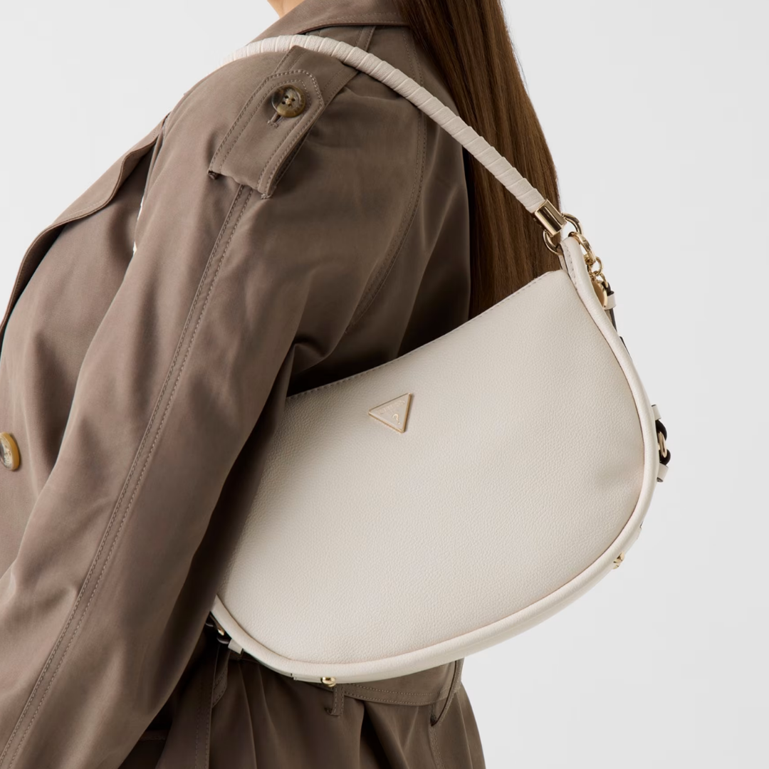 Guess DANYA Off-White Logo Shoulderbag