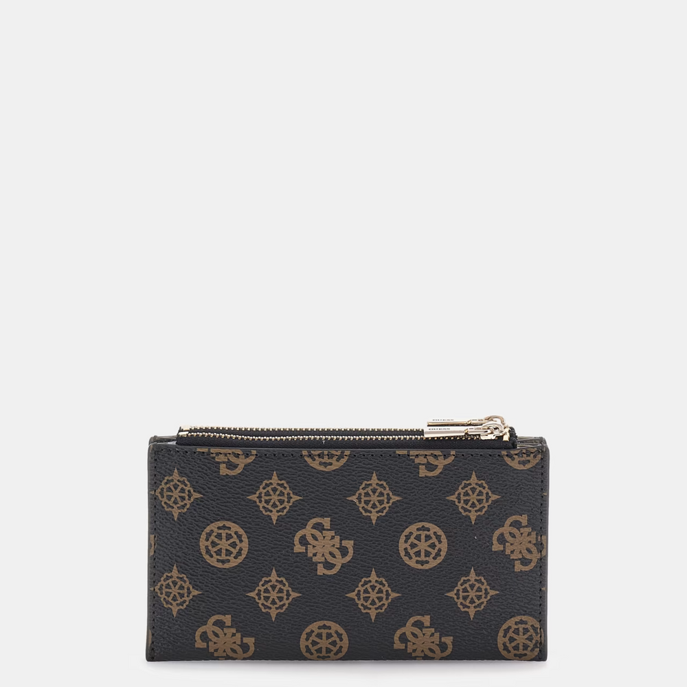 Guess Dark Brown 4g peony logo coin purse
