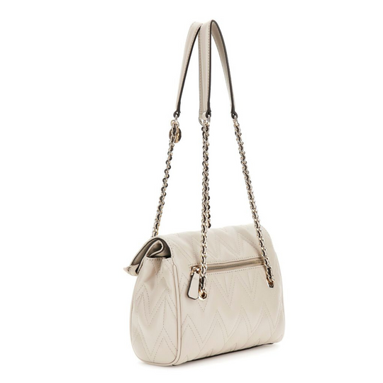 Guess EDA Large Flap White Hobo