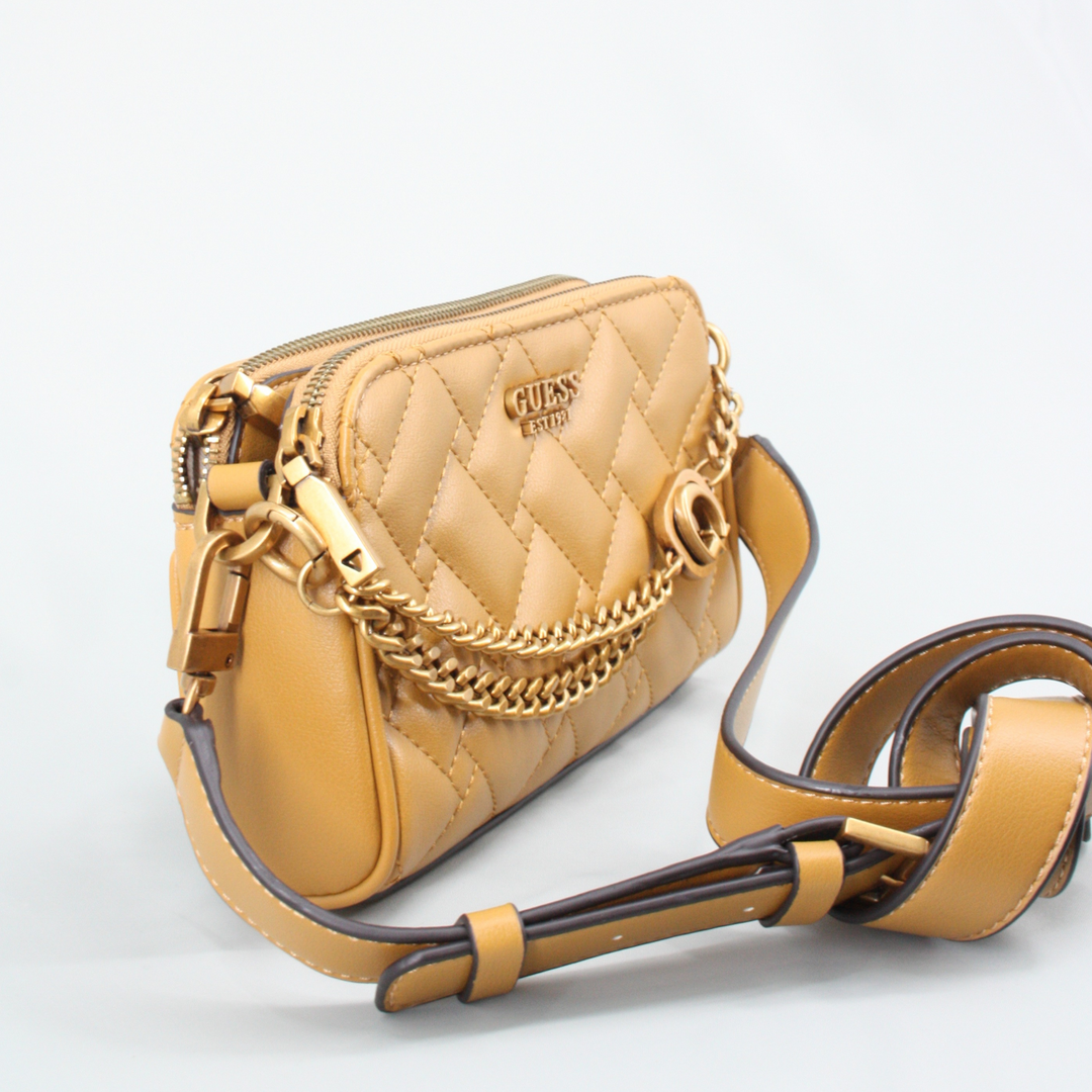 Guess GRACELYNN Mini Status Mustard Shoulder Bag Gerry McGuire s