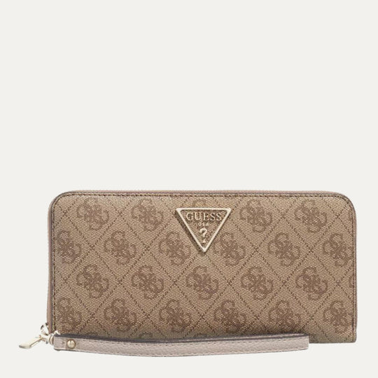 Guess LAUREL Beige Zip Wallet