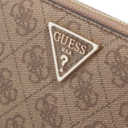 Guess LAUREL Beige Zip Wallet