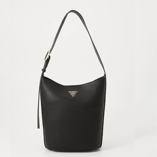 Guess MERIDIAN II Black Bucket Bag