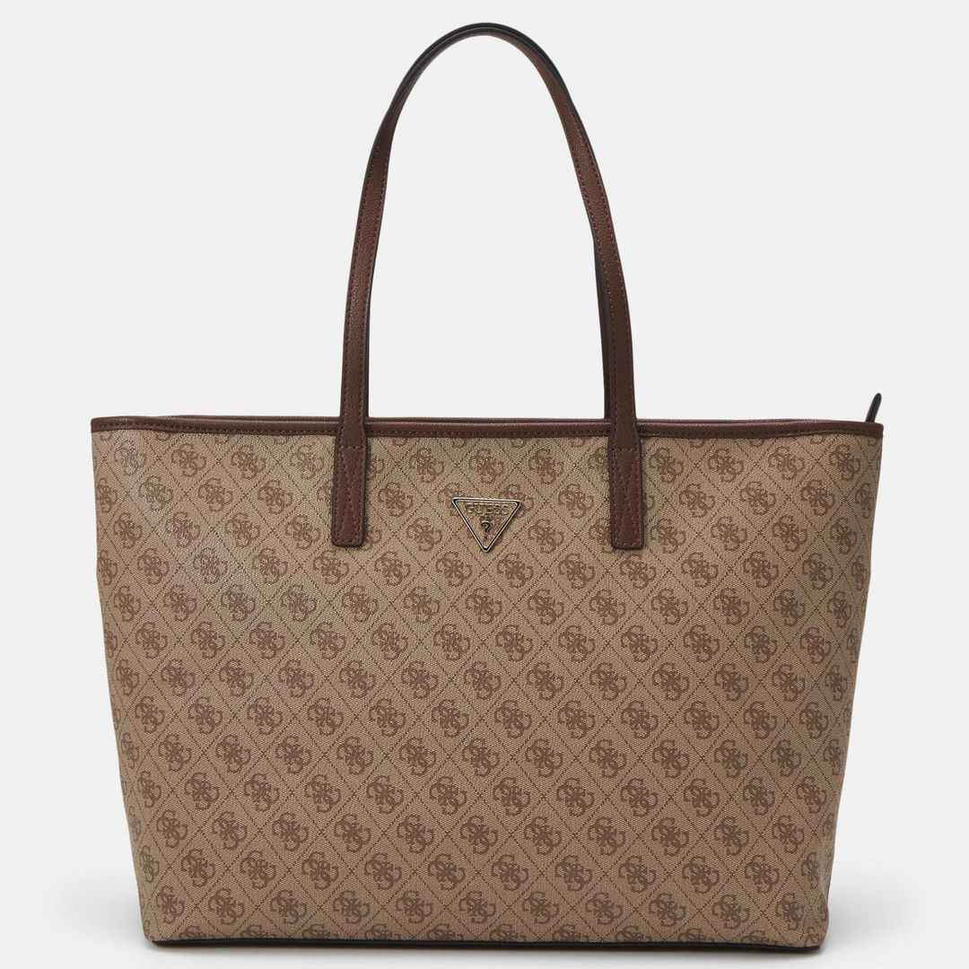 Guess POWER PLAY Large Tech Tote in Latte