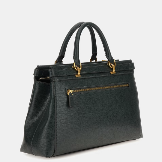 Guess SESTRI Forest Green Satchel