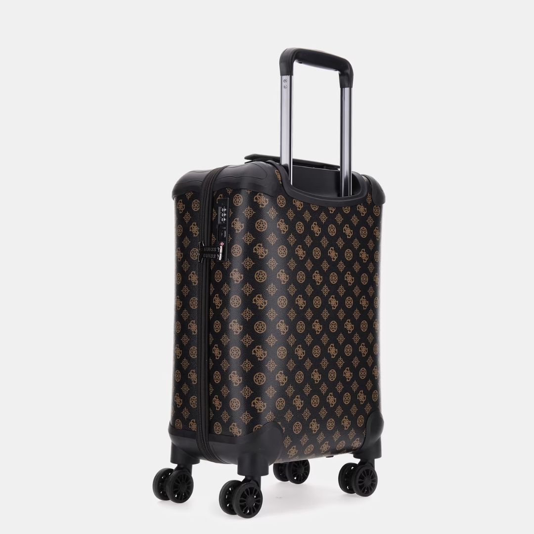 Guess WILDER TRAVEL Carry-On Brown Suitcase