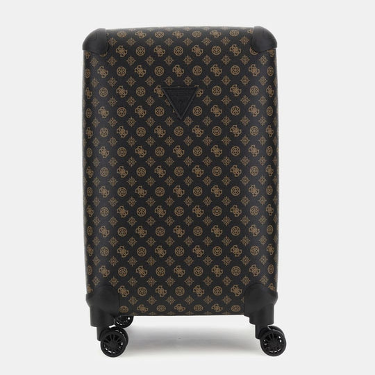 Guess WILDER TRAVEL Check-in Brown Suitcase