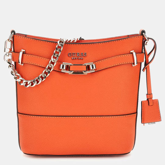 Guess SILVYE Orange Bucket Bag