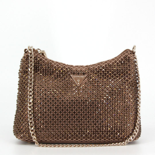 Guess ZALINA Bronze Mesh Mini Crossbody